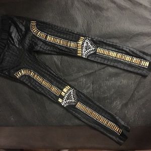 Studded leggings/tights